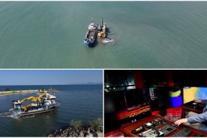 Terme Limanı'nda Kum Temizliği Çalışmaları Başladı